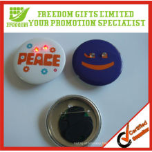 Give Away Logo Printed Flashing Light Badge